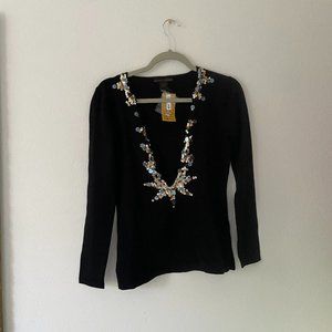 Le Petit Paris vintage silk sweater